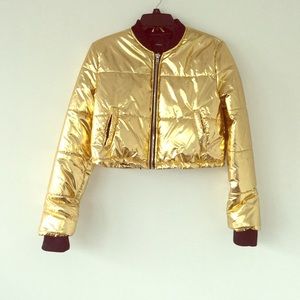 Metallic Gold Jacket